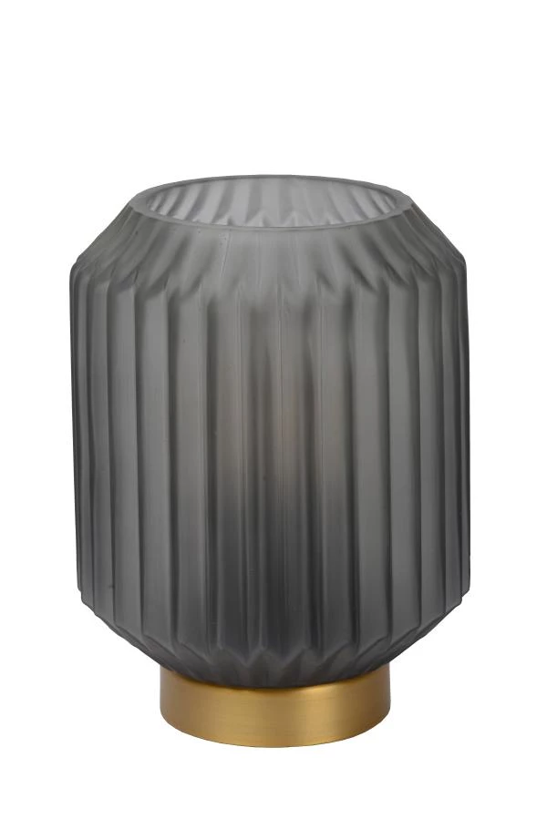 Lucide SUENO - Lampe de table - Ø 13 cm - 1xE14 - Gris - éteint